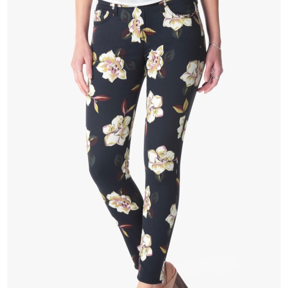7 For All Mankind Ankle Skinny in Calypso Floral